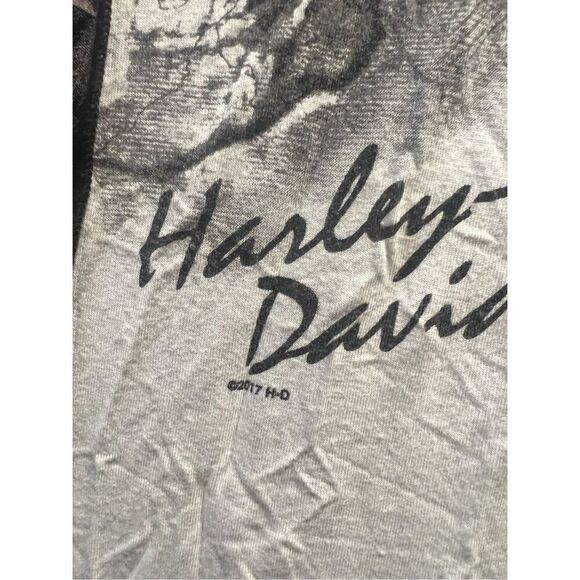 Harley Davidson 2 Tone Tank Top Woman’s Large  Skull Print - Picture 4 of 11